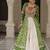 Green Embroidered Long Kurti with Navratri Lehenga Set for Women | Festive Ethnic Wear_Free Size