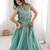 Women Embroidered Sequins Silk Blend Stitched Lehenga Choli with Koti_Free Size
