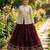 Wine Zari Embroidered Work Blouse with Ivory Lehenga Set for Women | Festive Ethnic Wear_Free Size