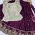 Wine Zari Embroidered Work Blouse with Ivory Lehenga Set for Women | Festive Ethnic Wear_Free Size