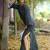 Black kantha cotton long sheath dress