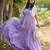 Lavender kantha cotton tiered maxi dress