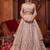 Elegant Dusty Pink Lehenga - Heavy Thread Embroidery for Wedding Wear For Women's