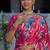 Pink colour ready to wear floral chinon saree with mirror border