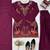 Purple reyon thread work farshi palazzo suit