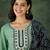 Women's Beautiful Thread Work Rayon Fabric Straight Kurta Pant and Dupatta Set