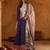 Women's Beautiful Printed Work Viscose Silk Fabric Flared Anarkali Pant and Dupatta Set