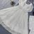 Off white georgette thread with sequin anarkali suit