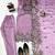 Light lavender art silk thread work  salwar suit
