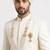 Traditional Groom Sherwani Mala Set with Brooch
