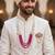 Royal Multi-Layered Groom Sherwani Mala with Decorative Brooch