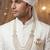Men s Ethnic Sherwani Mala with Brooch   Perfect for Weddings & Festive Wear
