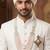 Premium Beaded Groom Mala with Elegant Brooch