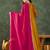Women's Beautiful Embroidery Work Vichitra Silk Fabric Flared Anarkali Pant and Dupatta Set