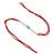 Designer pearl rakhi for brother - traditional sky blue bead thread
