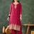 Women's Beautiful Embroidery Work Silk Fabric Straight Kurta Pant and Dupatta Set