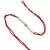 Designer pearl rakhi for brother - traditional mint bead thread