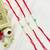 Designer pearl set of 3 rakhi for brother - traditional bead thread