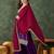 Women's Beautiful Embroidery Work Vichitra Silk Fabric Straight Kurta Sharara and Dupatta Set