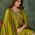 Women's Beautiful Embroidery Work Vichitra Silk Fabric Straight Kurta Sharara and Dupatta Set