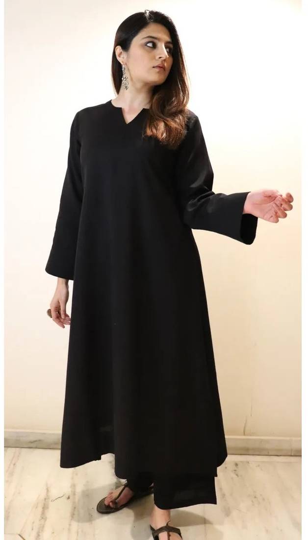 Women's Gorgeous Solid Viscose Chanderi Fabric Straight Kurta Pant and Dupatta Set