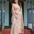 Ivory color ready to wear saree with unstich blouse