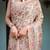 Ivory color ready to wear saree with unstich blouse