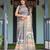 Blue color ready to wear saree with unstich blouse