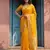 Yellow color onam special saree