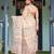 Cream color ready to wear saree with unstich blouse
