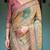 Multi color ready to wear saree with unstich blouse