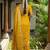 Gold color onam special saree