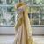 Cream color onam special saree