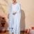 Women's Gorgeous Thread Work Pure Cotton Fabric Straight Kurta Pant and Dupatta Set