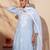 Women's Gorgeous Thread Work Pure Cotton Fabric Straight Kurta Pant and Dupatta Set