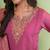 Women's Gorgeous Embroidery Work Sik Fabric Straight Kurta Palazzo and Dupatta Set