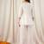 Women's Gorgeous Thread Work Cotton Fabric Straight Kurta Pant Set