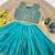 Designer chinon silk embroidered work wedding lehenga choli for kids