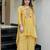 Women's Gorgeous Embroidery Work French Crepe Fabric Flared Kurta Palazzo Set