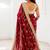 Women's satin silk saree with elegant lace border party wear designer saree