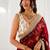 Women's satin silk saree with elegant lace border party wear designer saree