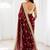 Women's satin silk saree with elegant lace border party wear designer saree