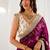 Women's satin silk saree with elegant lace border party wear designer saree