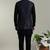 Men's stylish indo-western rayon coat kurta set