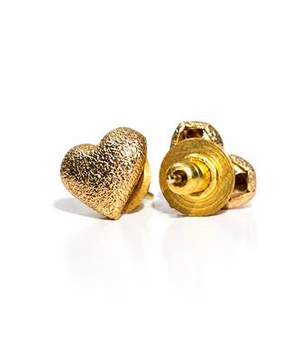 Gold plated mini stud earrings 2