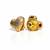 Gold plated mini stud earrings