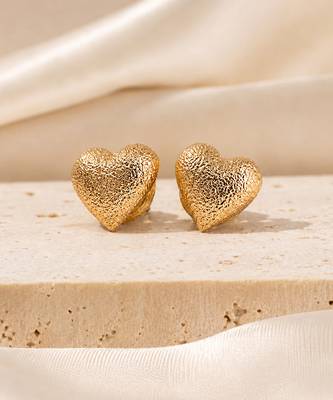 Gold plated mini stud earrings 4