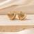 Gold plated mini stud earrings