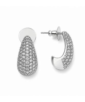 Silver plated stud earrings 2