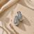 Silver plated stud earrings